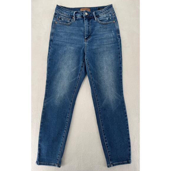 Judy Blue High Rise Slim Jeans Tummy Control 9 29 Johanna - Picture 2 of 12